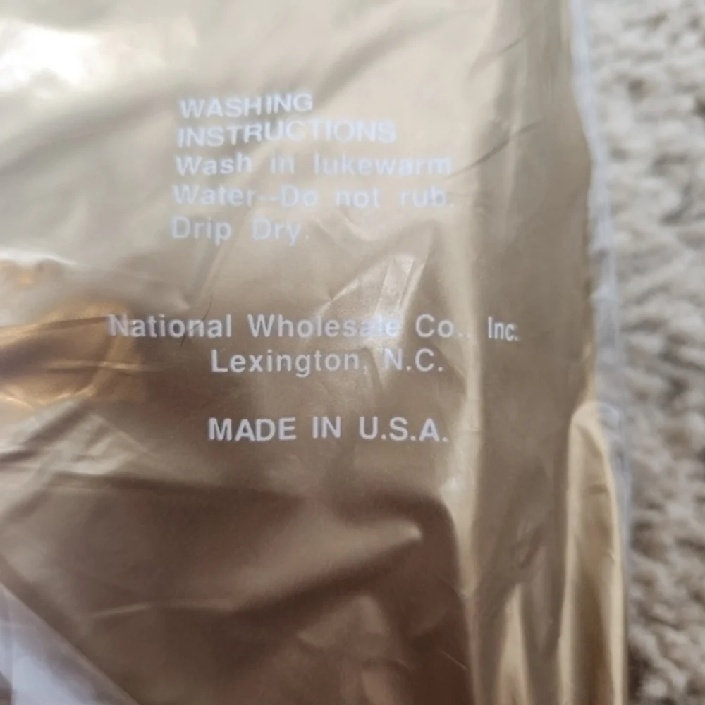National's Guaranteed Hosiery VTG 50s 60s Pantyhose Stocking Size D.  NOS 3Pr.‎